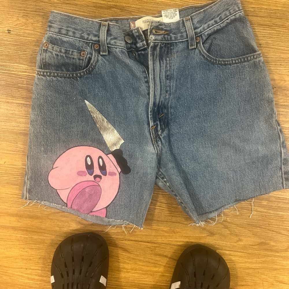Hand painted Kirby Levi’s